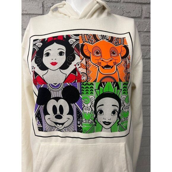 Disney 100 Celebration Women Graphic Hoodie Sweatshirt Size M (7-9) - Picture 7 of 14